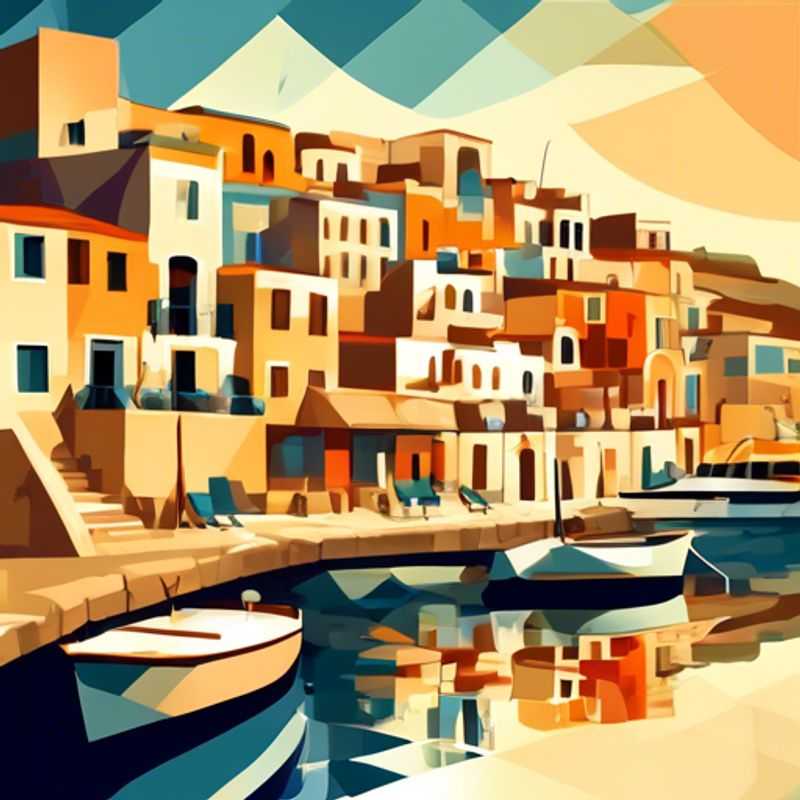 Two social media savvy travelers standing before the charming Venetian harbor of Chania, Greece, their cameras poised to capture the enchanting autumn ambiance during their 4-day exploration of this historic coastal town.